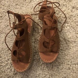 aloha sandals gladiator camel